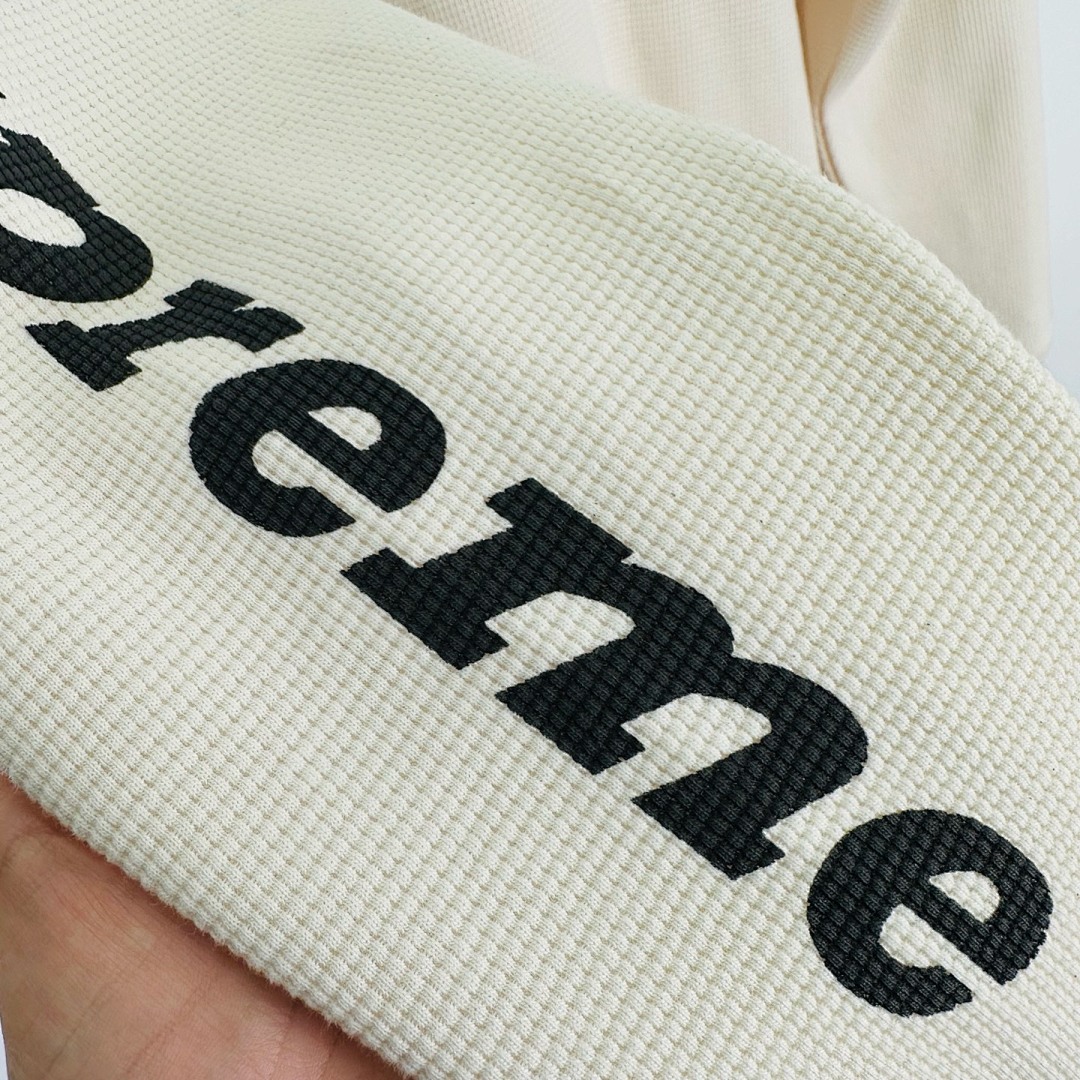 Off-White 228 DK Long Sleeve T X DICKIES Collab FW25 THERMAL L/S TEE Black Off White S - Image 20