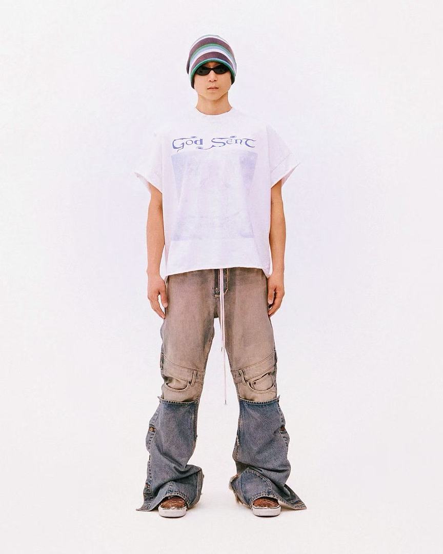 Off-White 128 SECND SLF God Sent Washed Sleeve : Off White S M L - Image 5