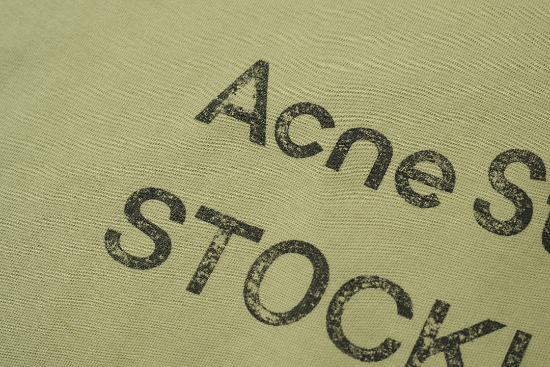 Acne Studios 128 AC LOGO Print Long Sleeve T Pink Black White Olive Green Dark Blue Red Spring Purple S-XL 3286# - Image 71
