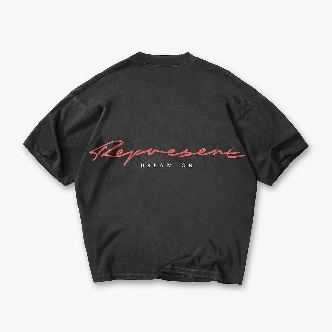 Represent 158 Represent Mountain Classic T : S M L XL (Black Grey) - Image 3