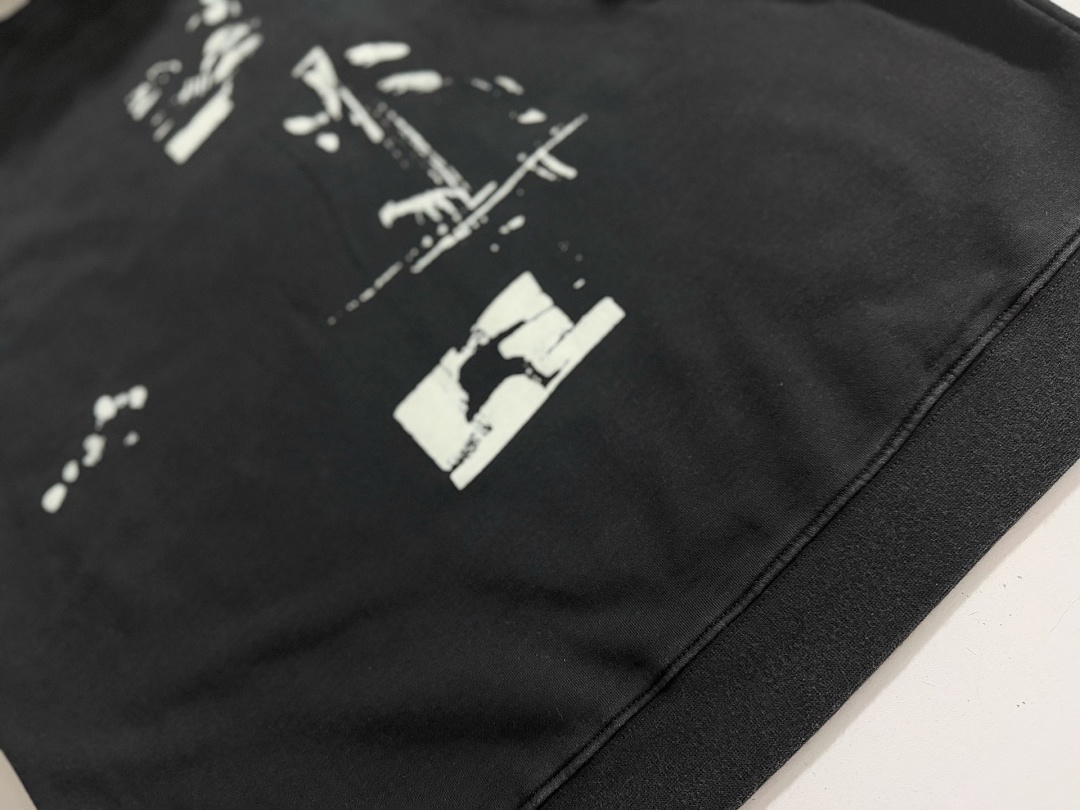 Enfants Riches Deprimes 198 Enfants Riches Deprimes ERD University Of Zurich Sleeve Collar : S M L XL (Washed Black) - Image 11