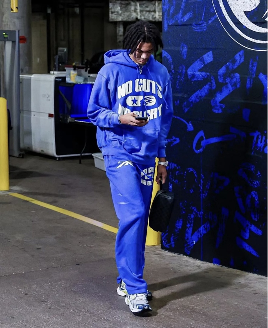 Hellstar 258 Hellstar Studios No Guts Glory Hoodie Pants Water Blue S-M-L-XL - Image 13