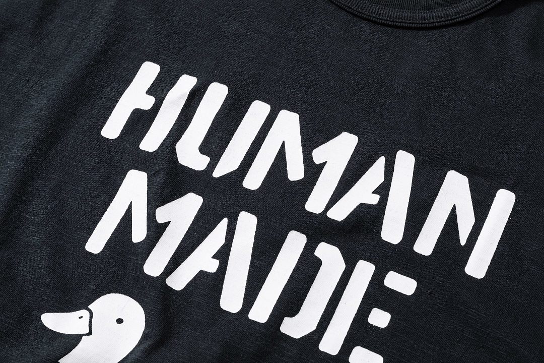 Human Made 138 Humanmade 26 Spring New Cotton Small Red Print Short Sleeve : Black White S M L - Image 8