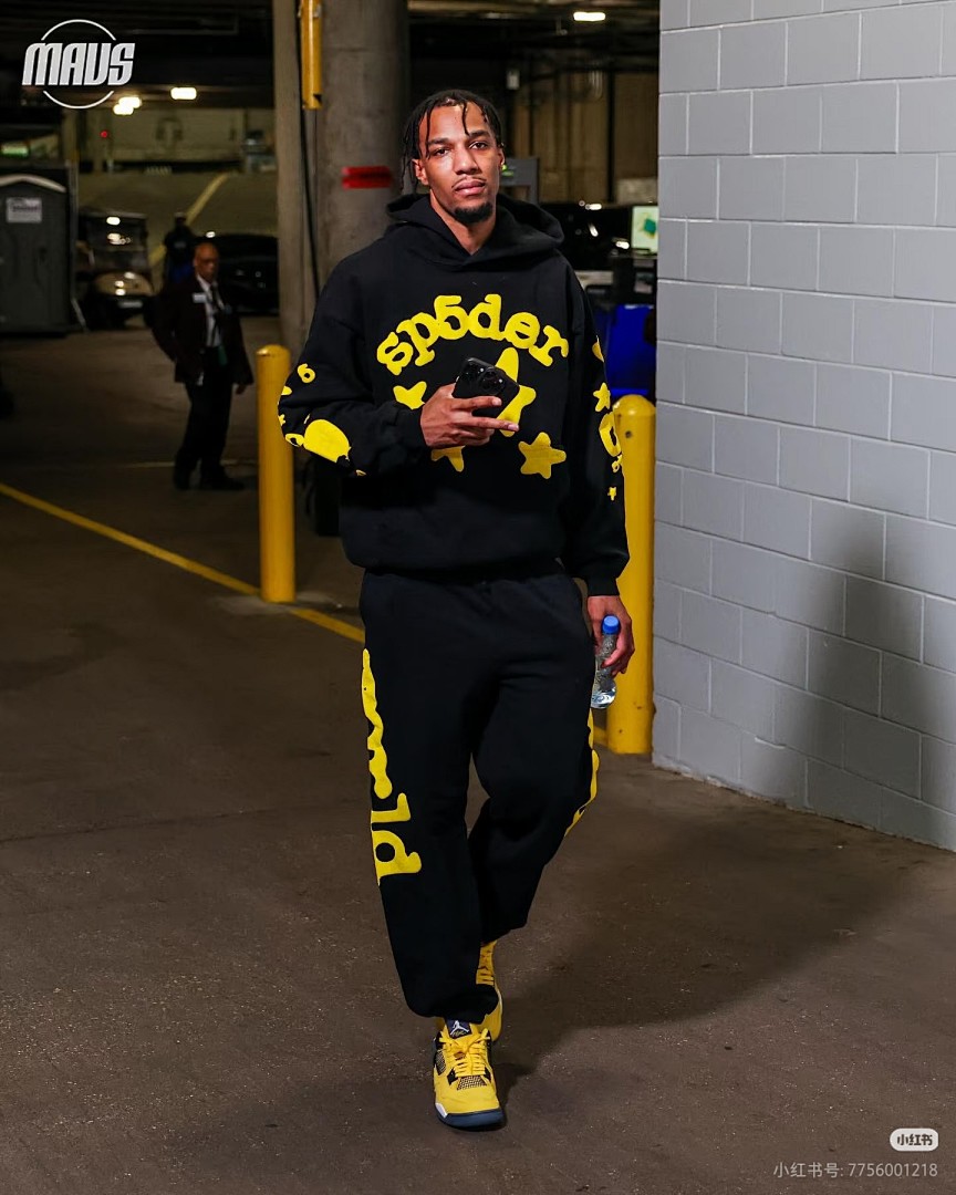Sp5der FW24-1- Black Yellow Mens Womens Top : S-XXL - Image 17