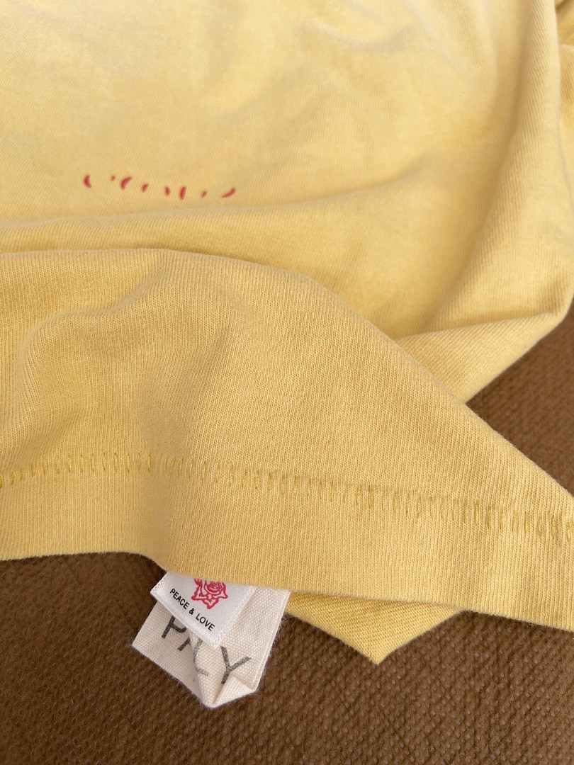 Unbranded 138 Paly Hollywood × Rolling Stones《Beggars Banquet》 Collab Long Sleeve T : Yellow S M L - Image 11
