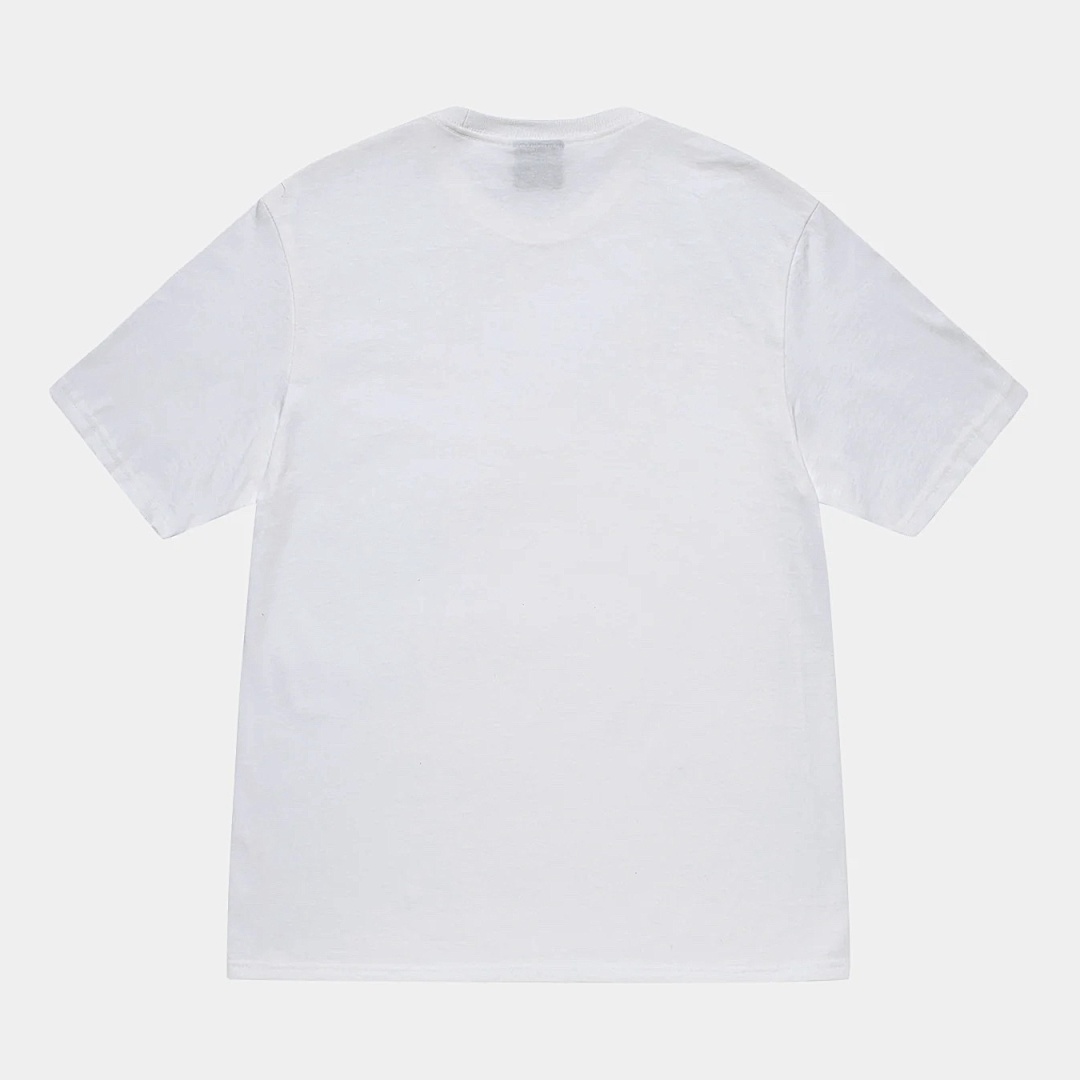 Stussy 108 Stussy Blue LOGO Short Sleeve T : Black White S Ｍ L XL - Image 5