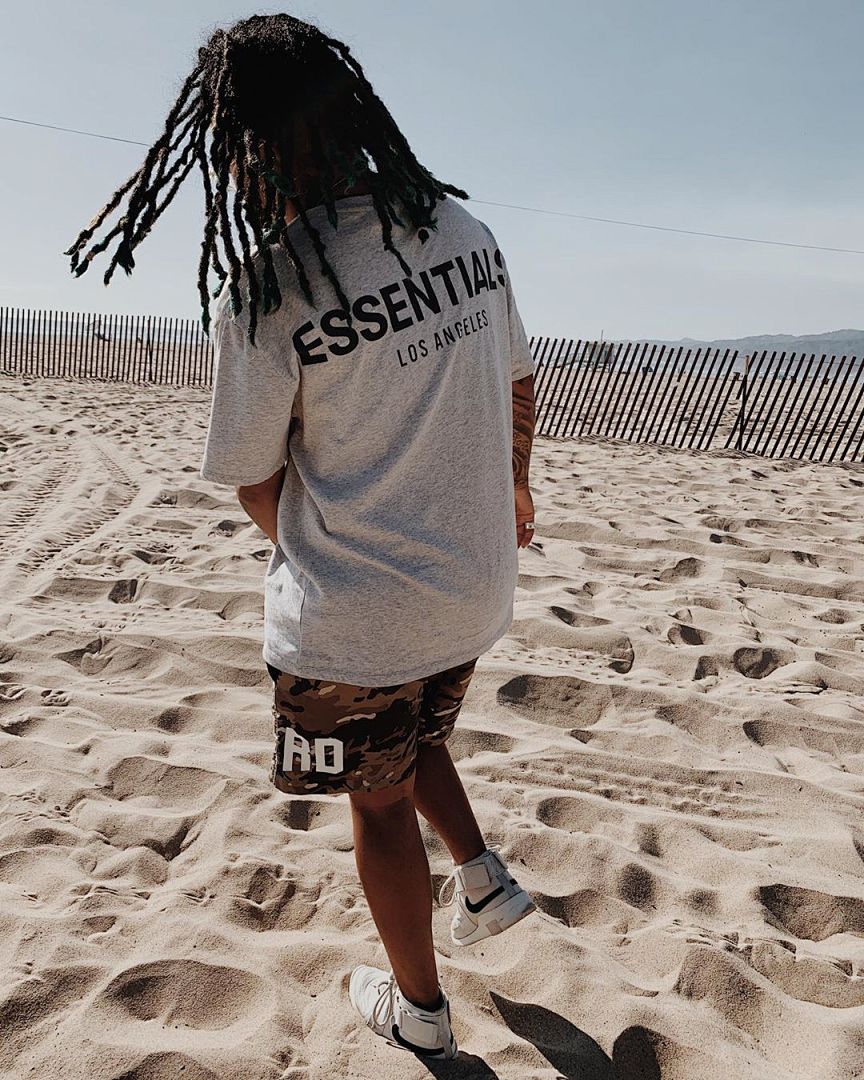 Essentials 108 Los Angeles Limited ESS 3M Light T Short Sleeve Black White Grey S-XL 6639# - Image 76