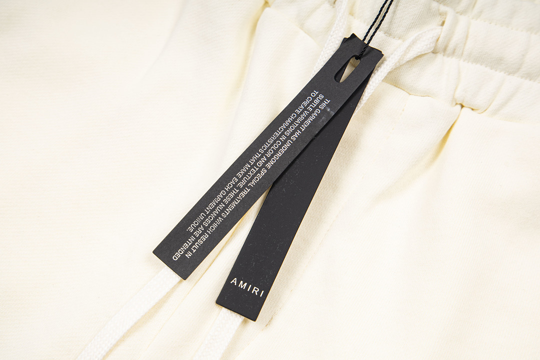 AMIRI 148 Logo Print Short Black Grey Cream Apricot S M L XL 9942# - Image 30