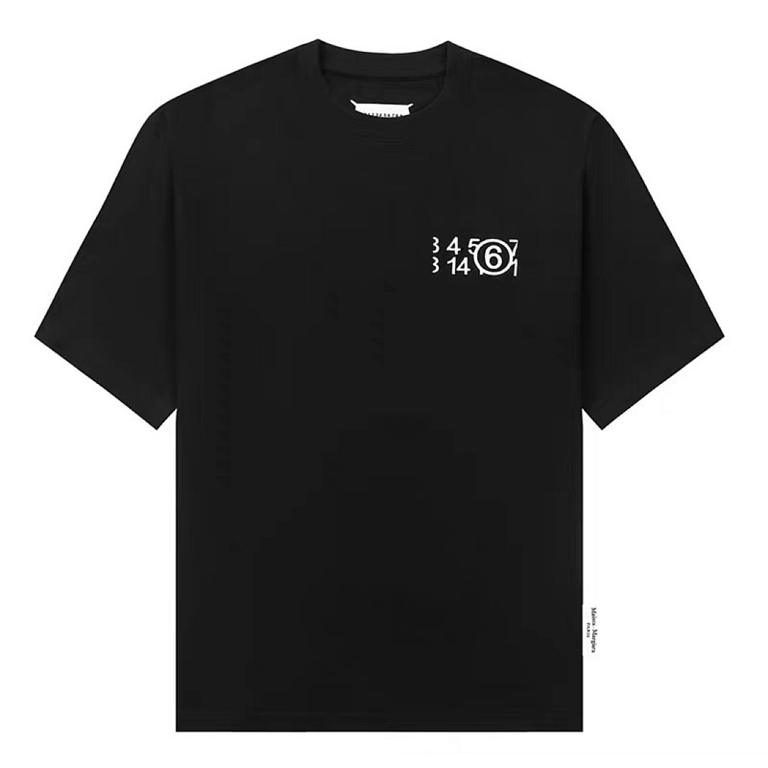 On Running 118 MM6 Maison Margiela Embroidered LOGO Label Short Sleeve T Black White 46 48 50 52 3950# - Image 31