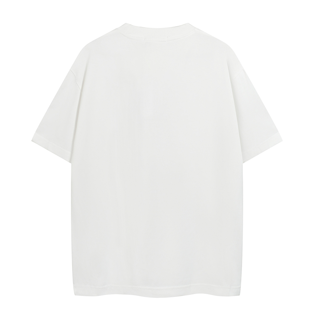 Acne Studios 118 AC Silver Print Short Sleeve T Black White S-XL 8066# - Image 22