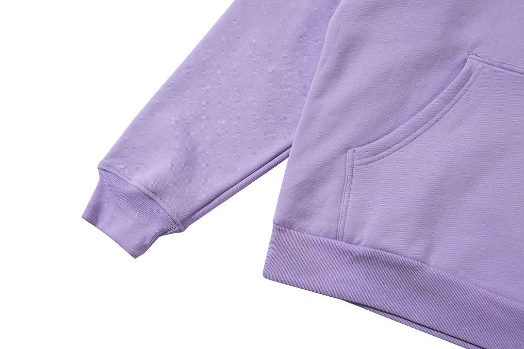 Drew House 228 DREW HOUSE SSENSE Exclusive Painted Mascot Hoodie Collab Limited Embroidered Velvet Black Purple S M L - Image 7