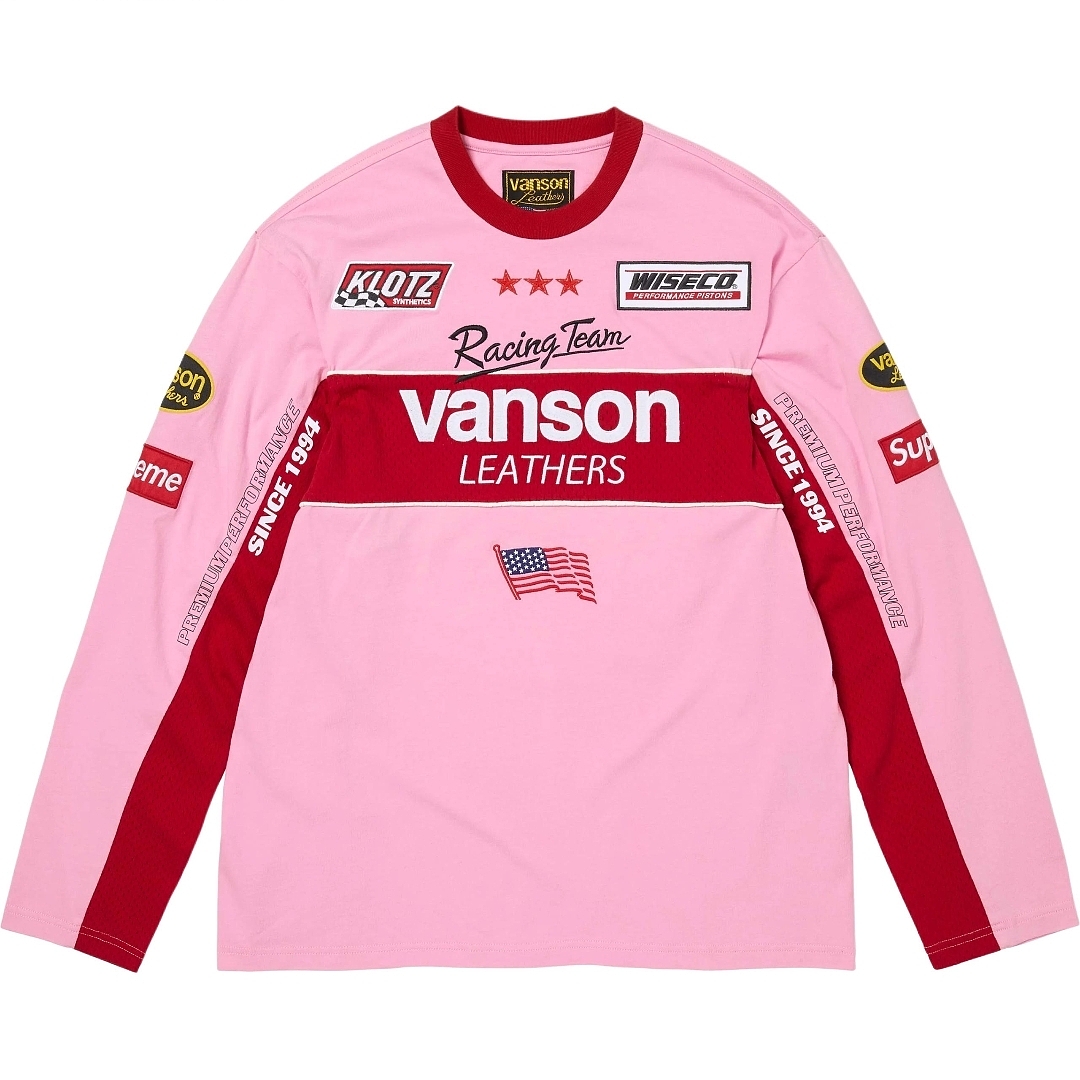 Supreme 328 Collab SS26 L/S Top Patchwork Embroidered Logg Long Sleeve T Mens Womens : Black Beige Pink S M L - Image 10