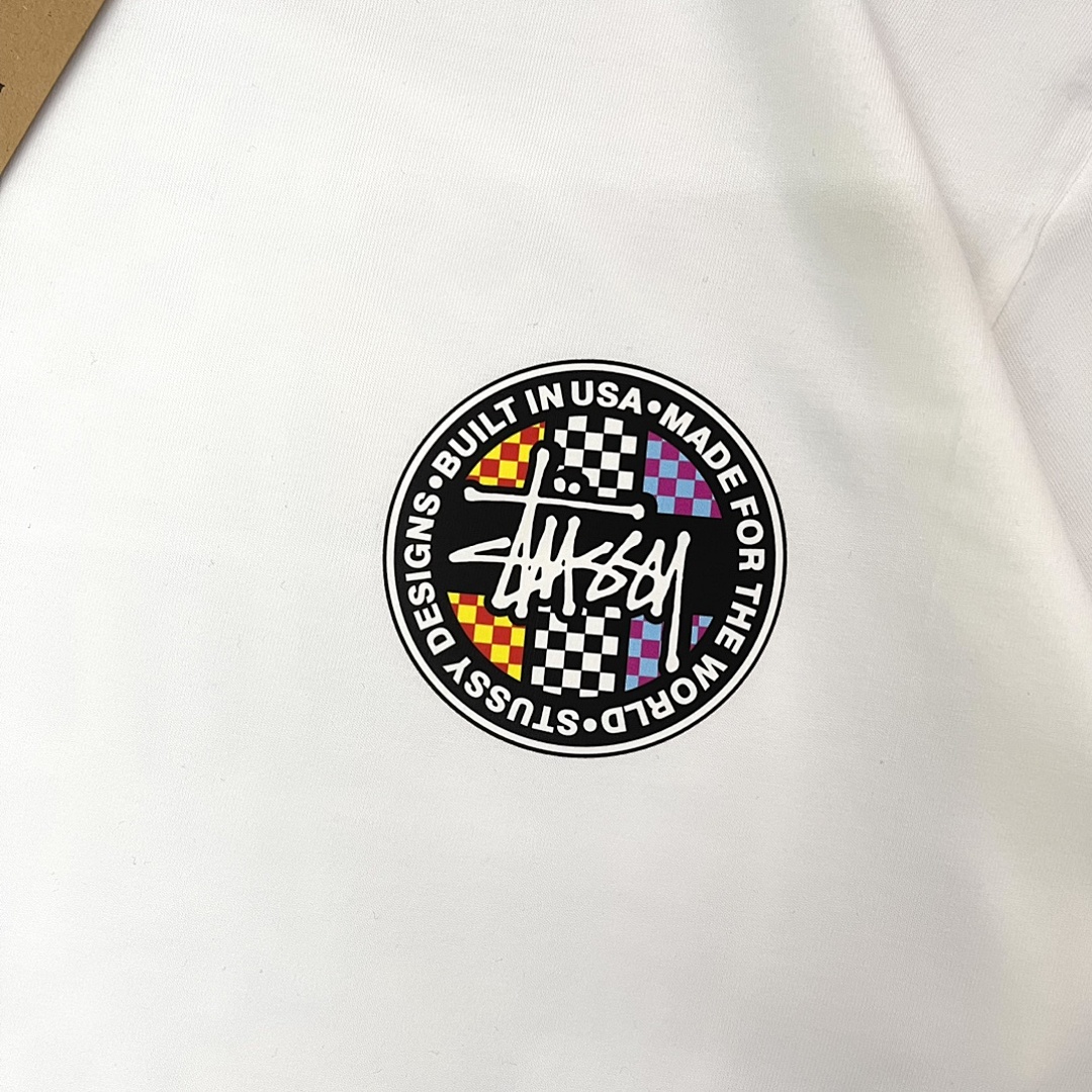 Stussy 108 Stu Short Sleeve T : Black White Grey Pink S Ｍ L XL XXL - Image 10