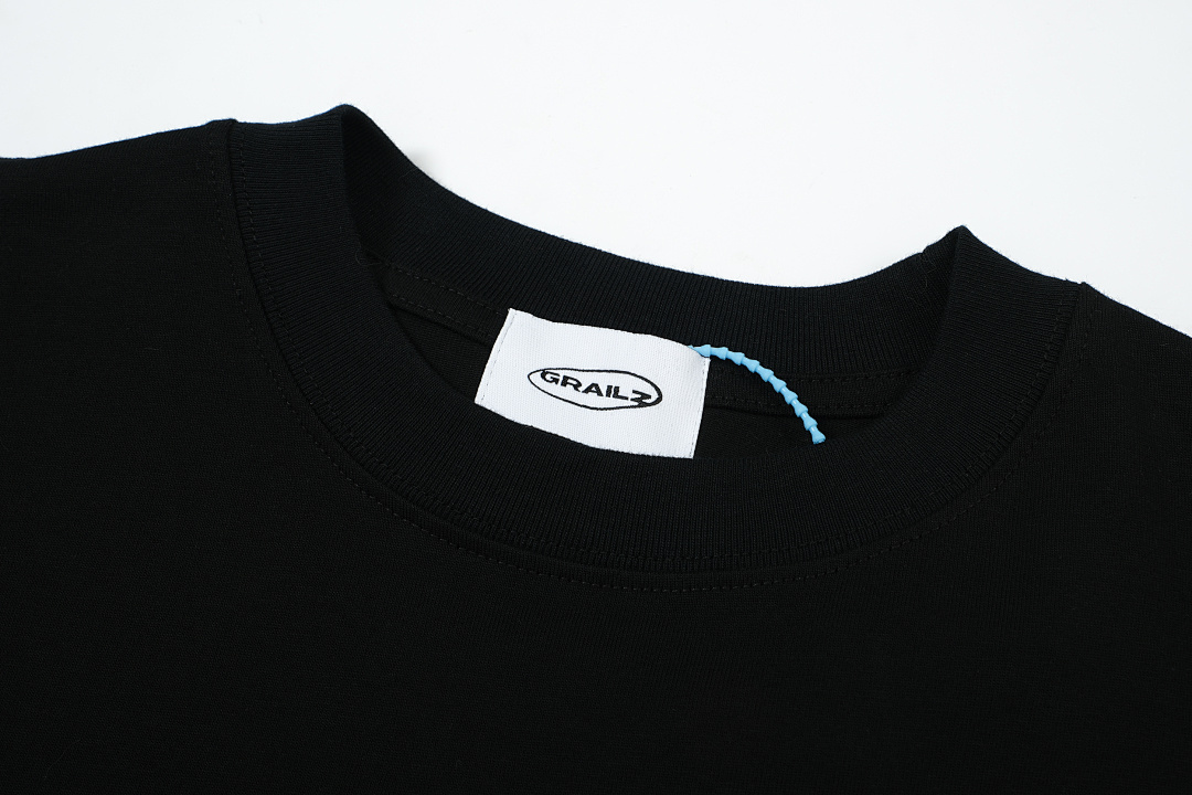Unbranded 118 GRAILZ Logo Print Short Sleeve T Black White 1 2 3 G1906# - Image 5
