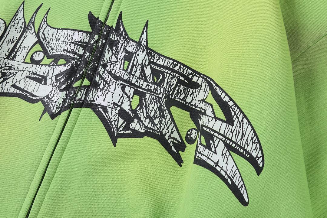 Hellstar 318 Hellstar Studios RECORDS Hoodie Mens Womens Green S-XL - Image 10