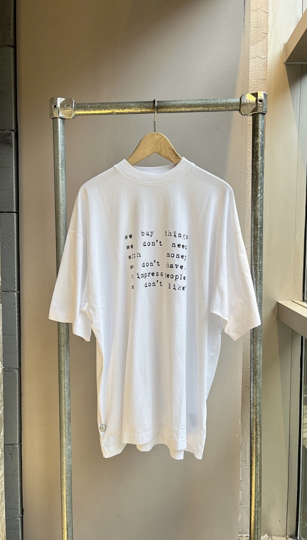 Unbranded 118 Vetements Label Logo Print Short Sleeve T White S-XL V5100# - Image 17
