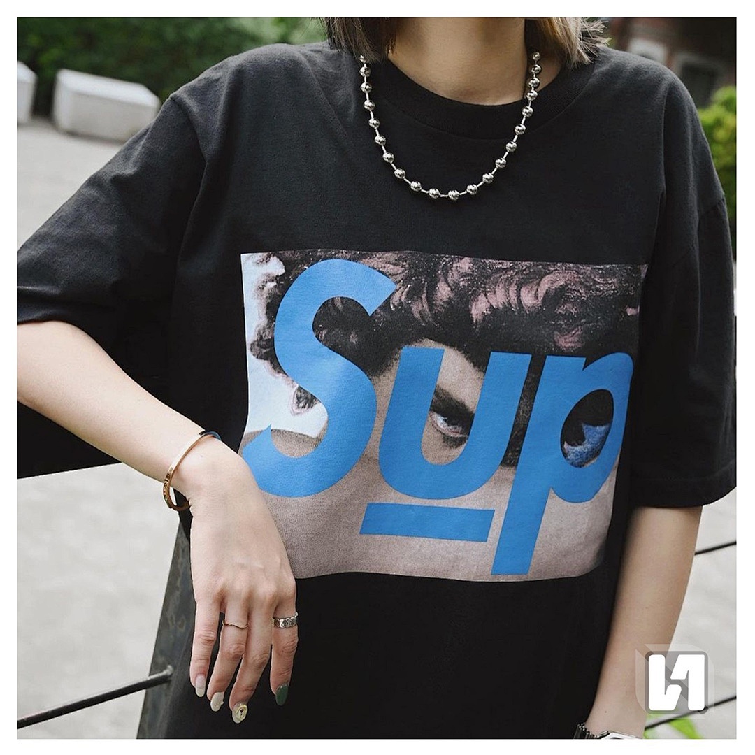 Celine 108 Sup X Undercover Face Tee SS23 Surface Print Collab Short Sleeve T : Black, White S M L XL - Image 9
