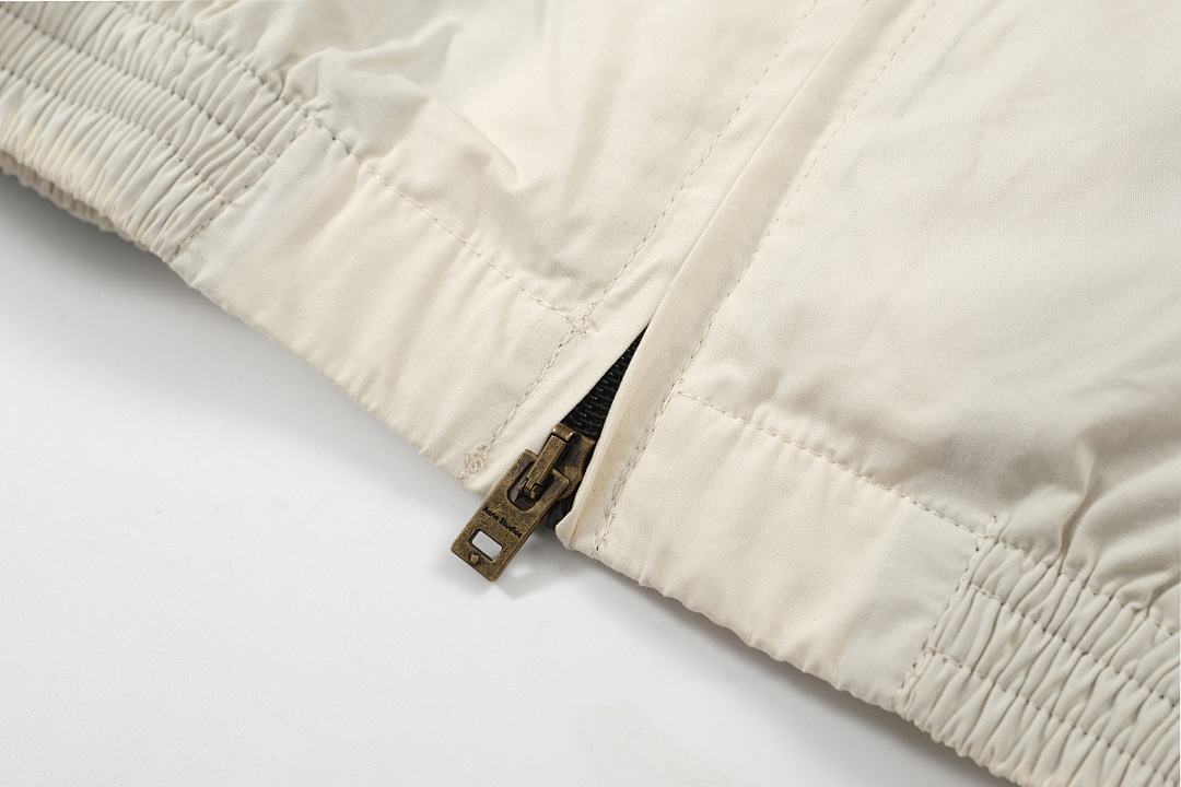 Off-White 288 AC Logo Zipper Jacket Print Wind Black Off White S-XL 3396# - Image 35