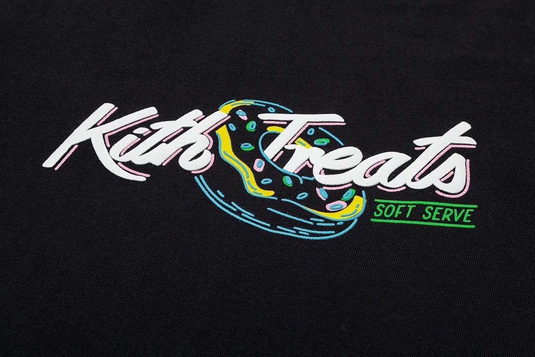 Adidas 138 KITH TREATS II Tee Limited Exclusive Print Wide Short Sleeve : Black White S M L - Image 6