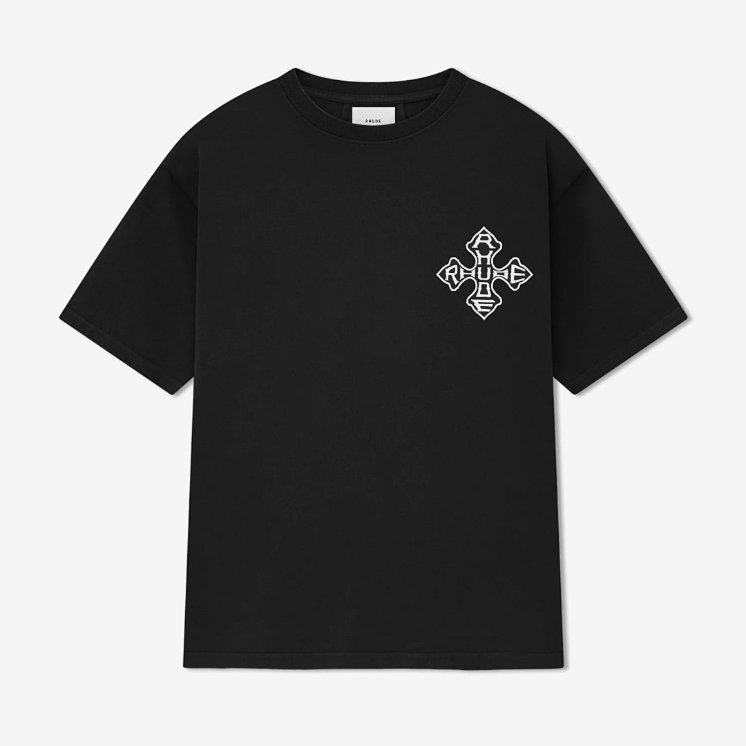 On Running ON SALE58 RHUD CROSS TEE Print Short Sleeve T : Apricot Black S M L - Image 3