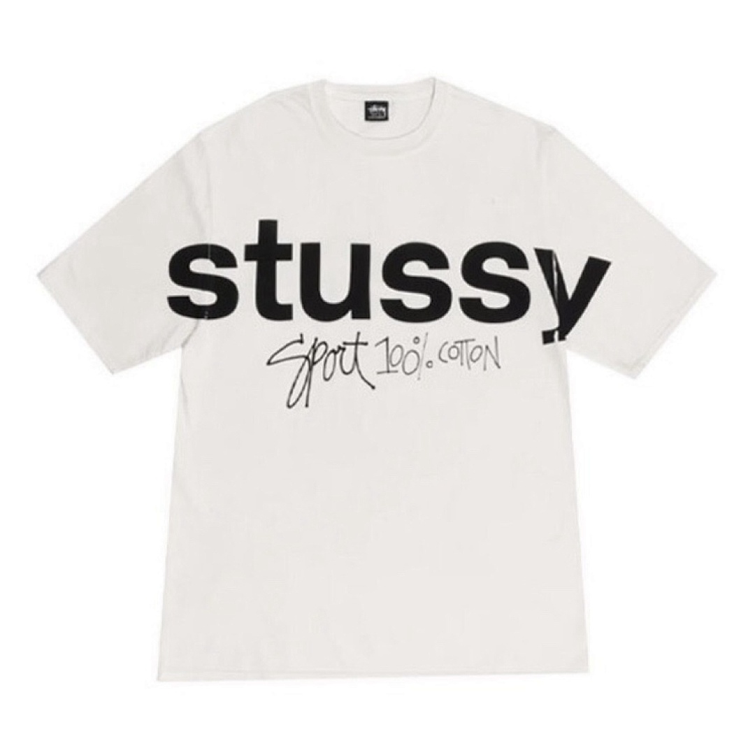 Stussy 98 STU SPORT100% PIGMENT DYED TEE Print Short Sleeve T : Black White S M L XL Y1329# - Image 4