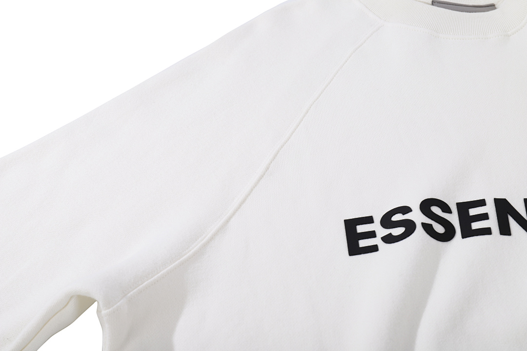 Essentials 98 FEAR OF GOD ESSENTIALS FOG Sleeve LOGO Collar White Blue Light Black Apricot High Grey Camel S-XL 6675# - Image 45