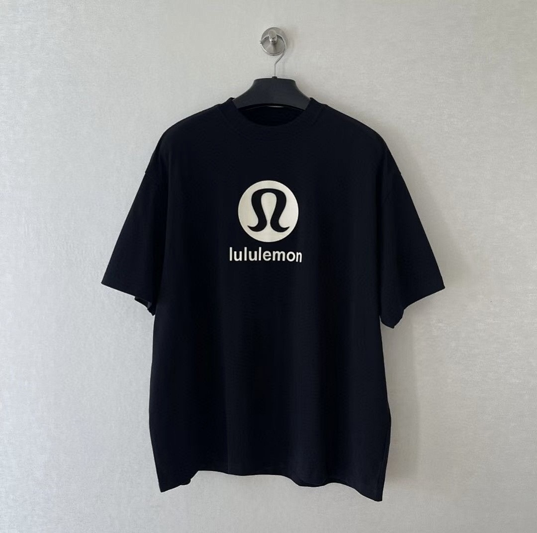 Unbranded 108 LULU Wind Label Logo Short Sleeve T Black S-XL L9100# - Image 20