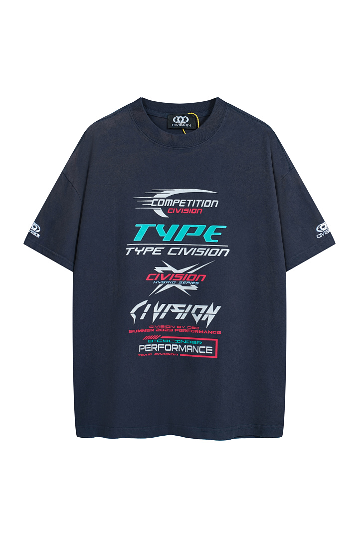 On Running 118 CIVISION By CSC Print Short Sleeve T Black Grey Blue 1 2 3 3408# - Image 19