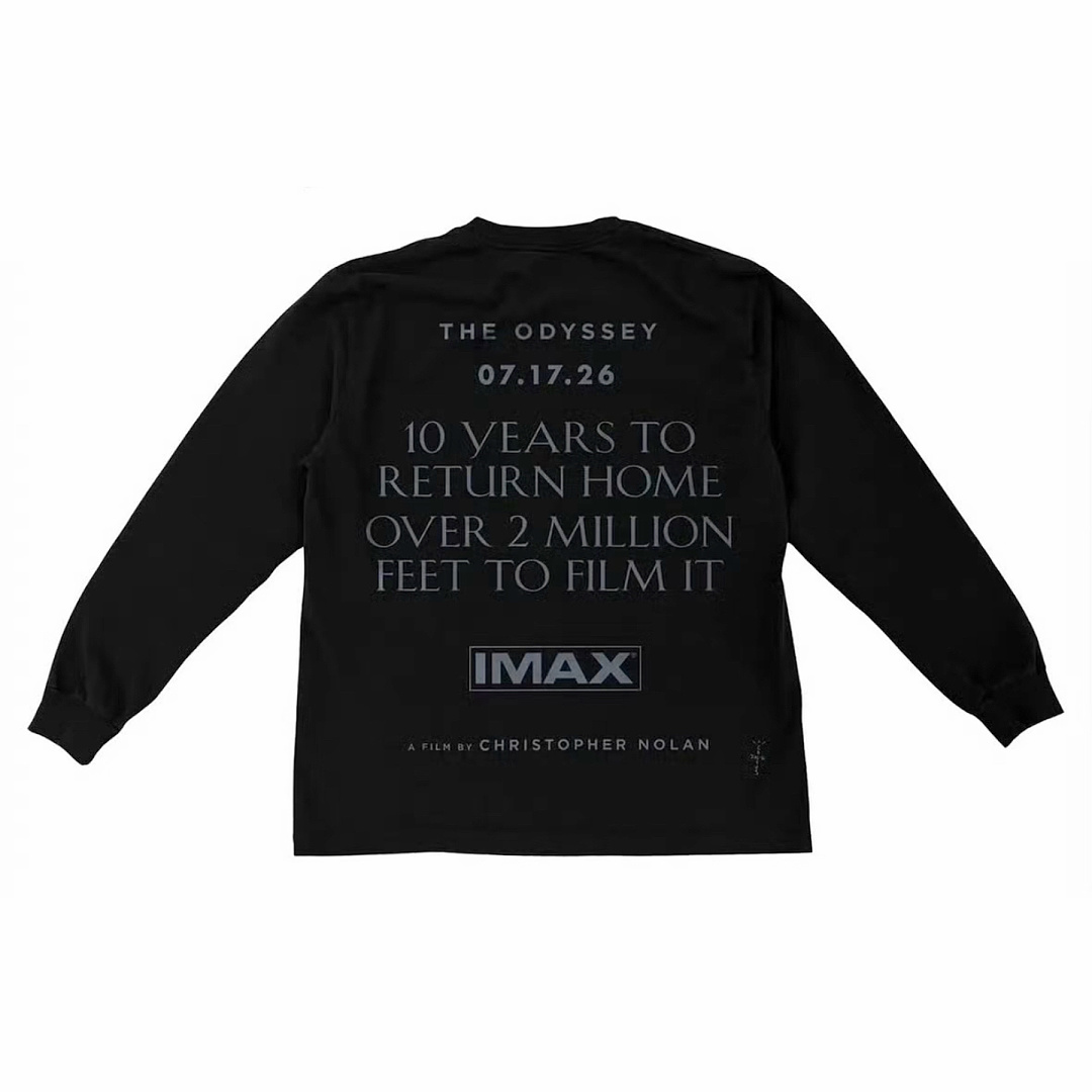 Unbranded 138 Travis Scott X 《 》 Print Long Sleeve T : S M L XL (Black) - Image 4