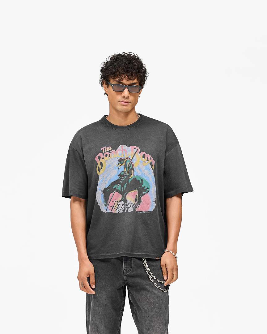 Represent 148 Represent Beach Boys T : S M L XL (Washed Black) - Image 16