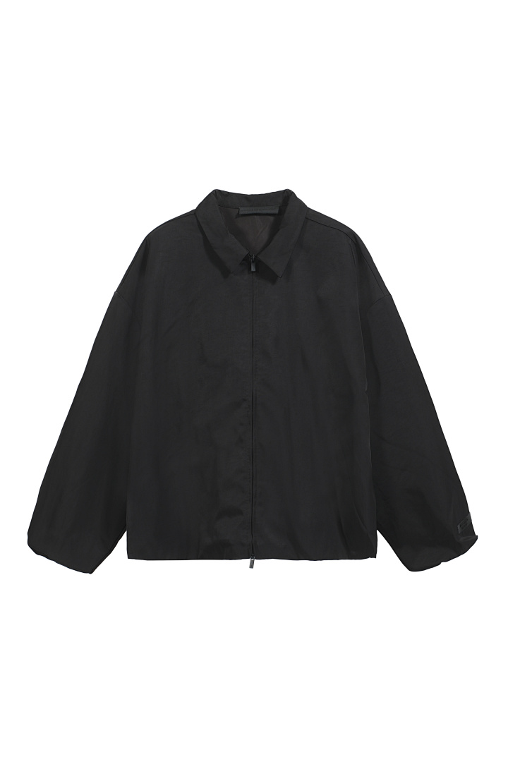 Essentials 298 ESS 24FW Stand Collar Canvas Wind Black Green S-XL 6253# - Image 4