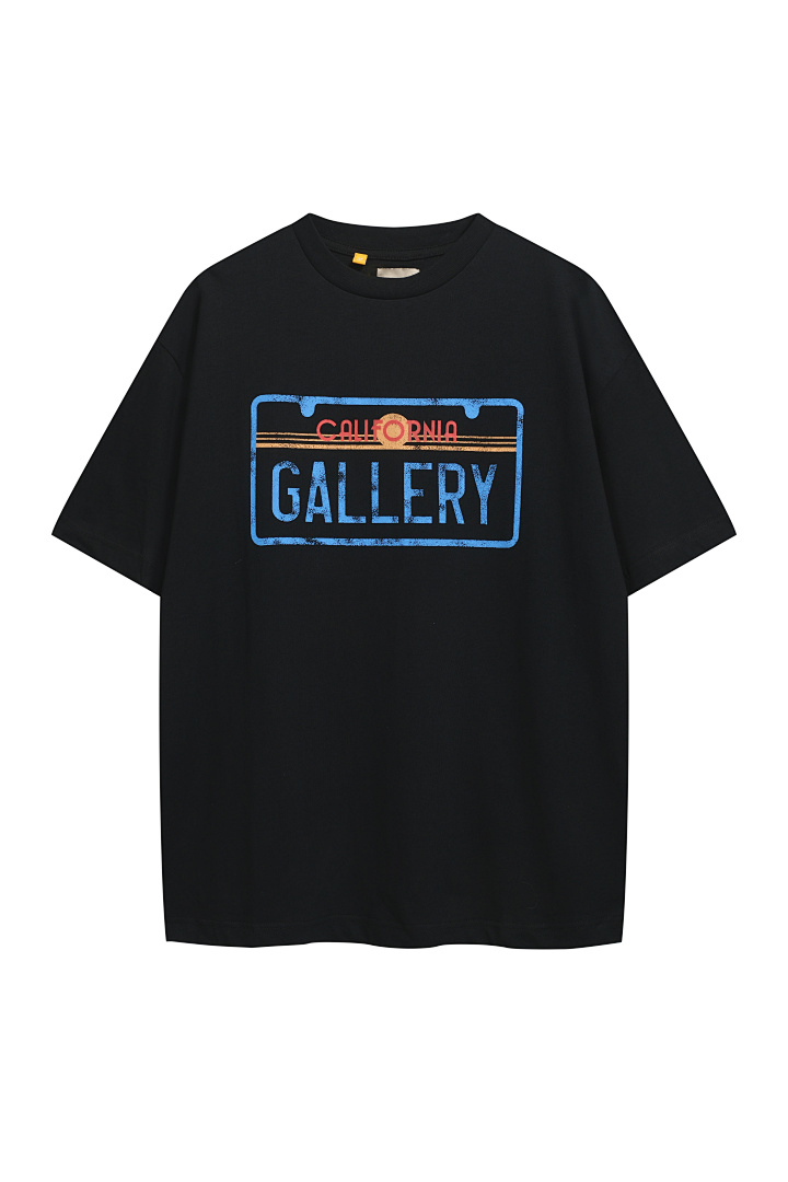 Gallery Dept 118 GAL LOGO Print Short Sleeve T Black White S-XL 8078# - Image 3