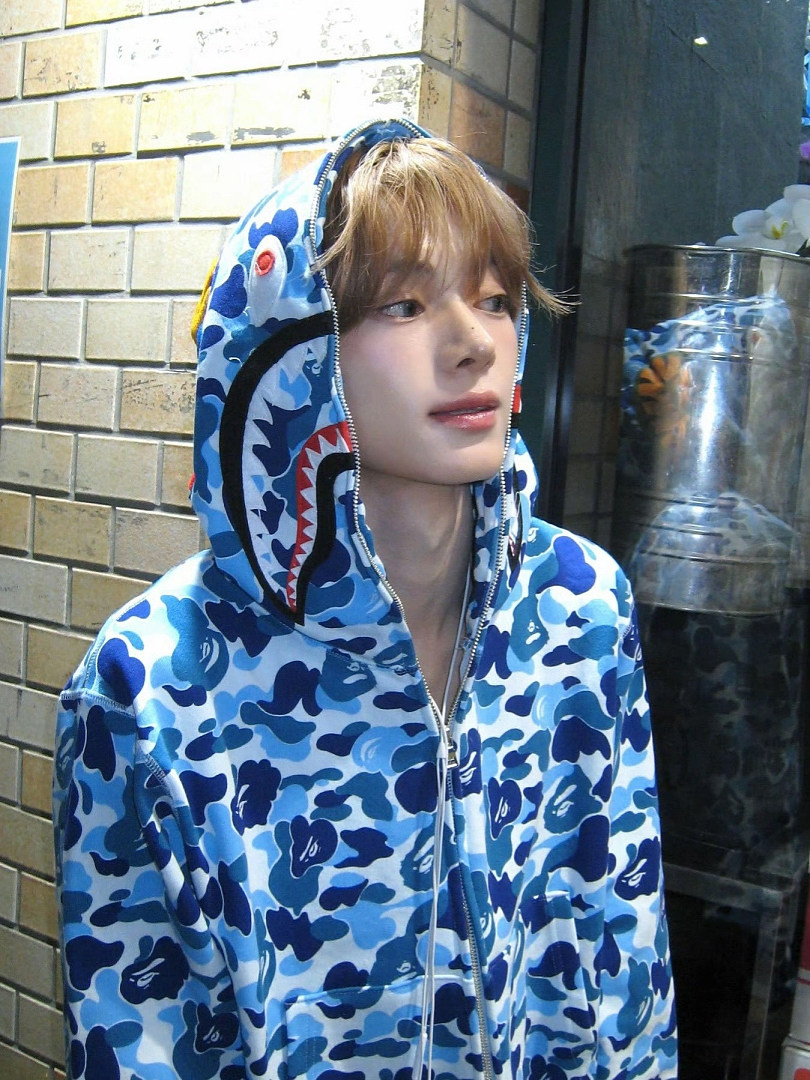 Bape 438 : Green Camo Red Yellow Purple Pink Blue Grey White Black S-XL - Image 91