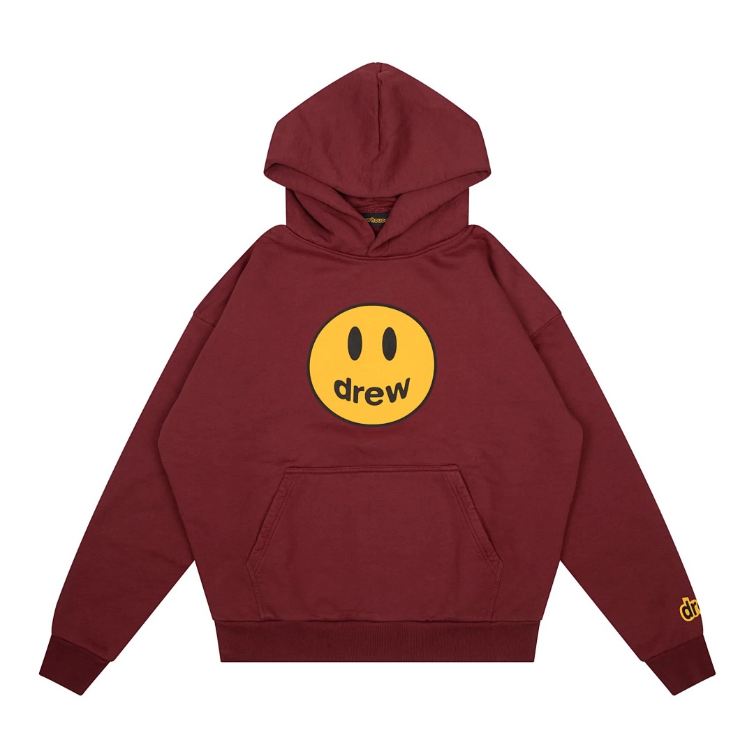 Drew House 238 DREW HOUSE 22SS Mascot Hoodie Full New Logo Print Red Fruit Green Floral Grey S M L - Image 3