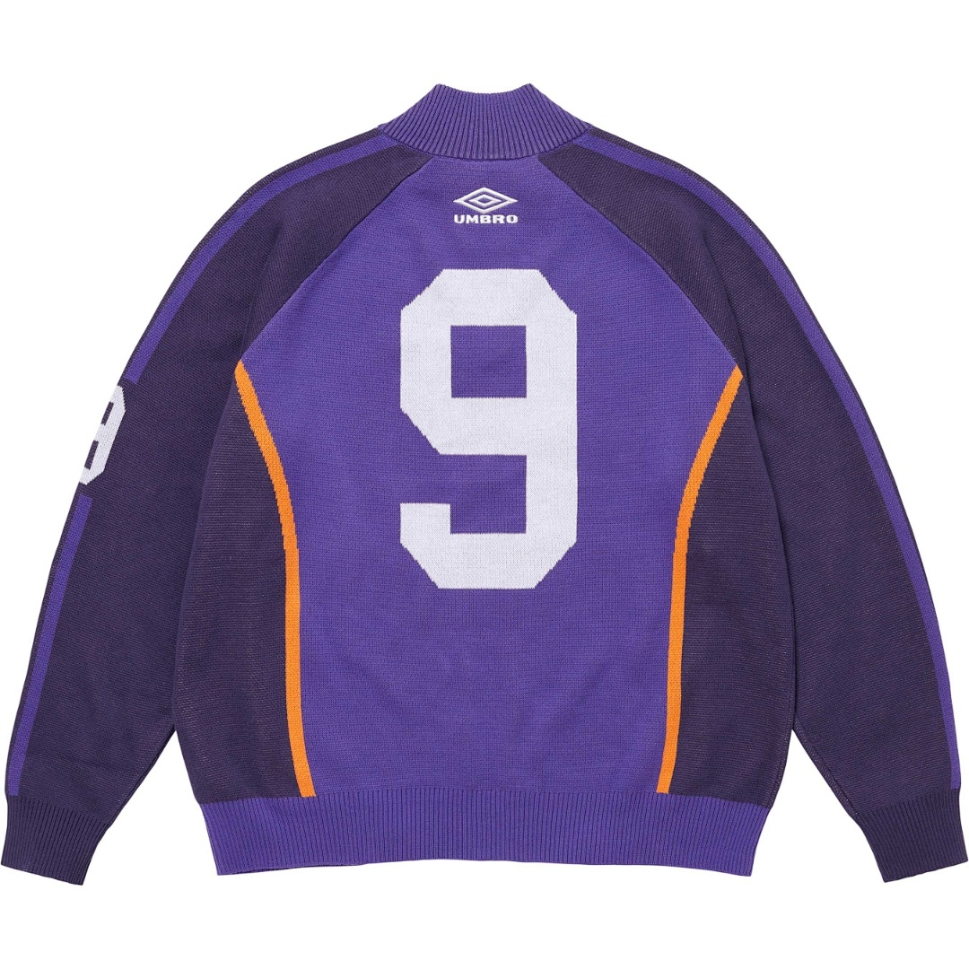 Supreme 398 SS25 Collab Fleece Black Red Purple Light Blue S - Image 13