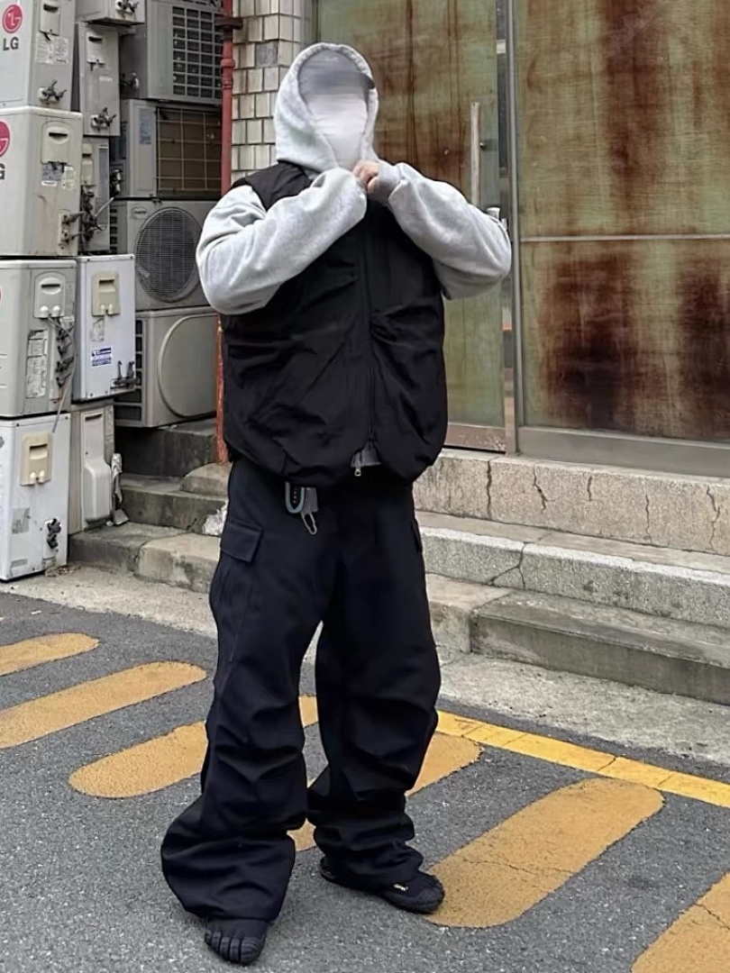 On Running 268 NONNOD Side Zip Cargo Pants Long Khaki Black S-XL 7257# - Image 40