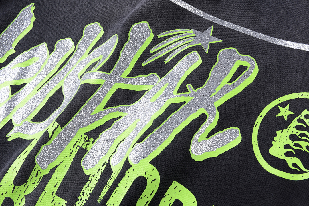 Hellstar 168 Hellstar Studios High Patch Print Short T Black S-XL - Image 9