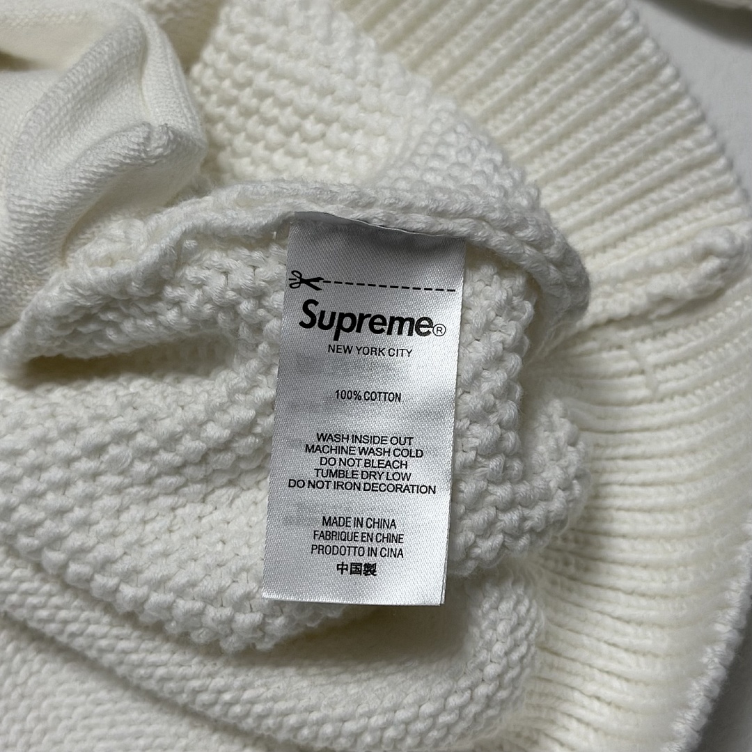 Supreme 538 SS25 FOOTBALL HOOD SWEATER Fleece Black White Blue S-XL - Image 44