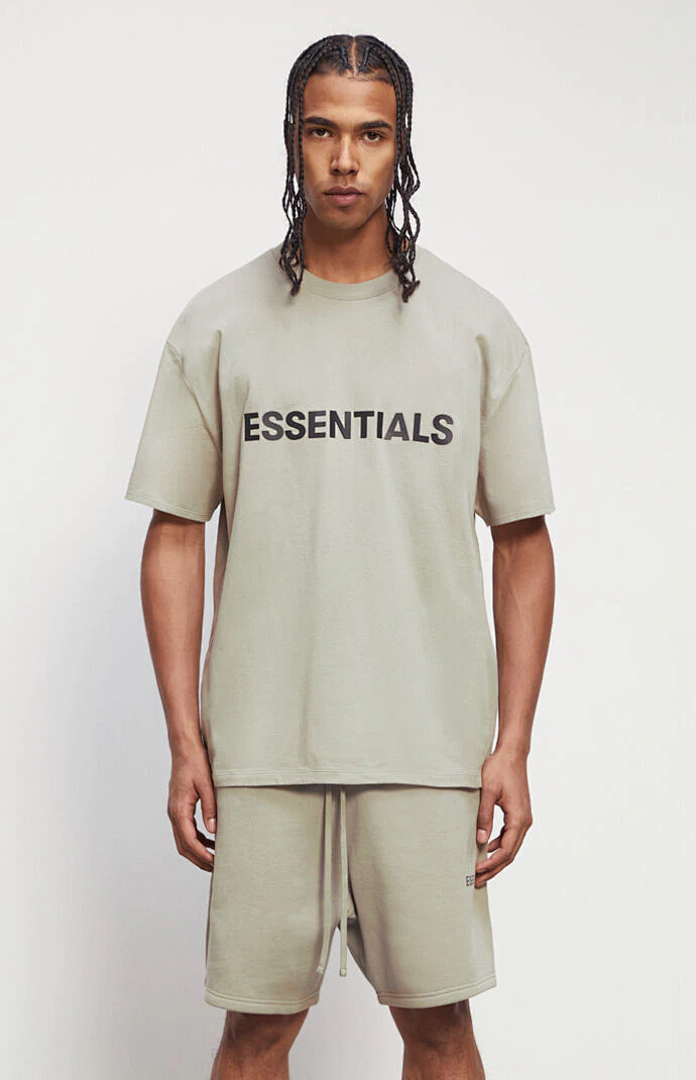 Essentials 118 ESS LOGO Short Sleeve T : Black Green Grey Camel :S-XL 6690# - Image 20