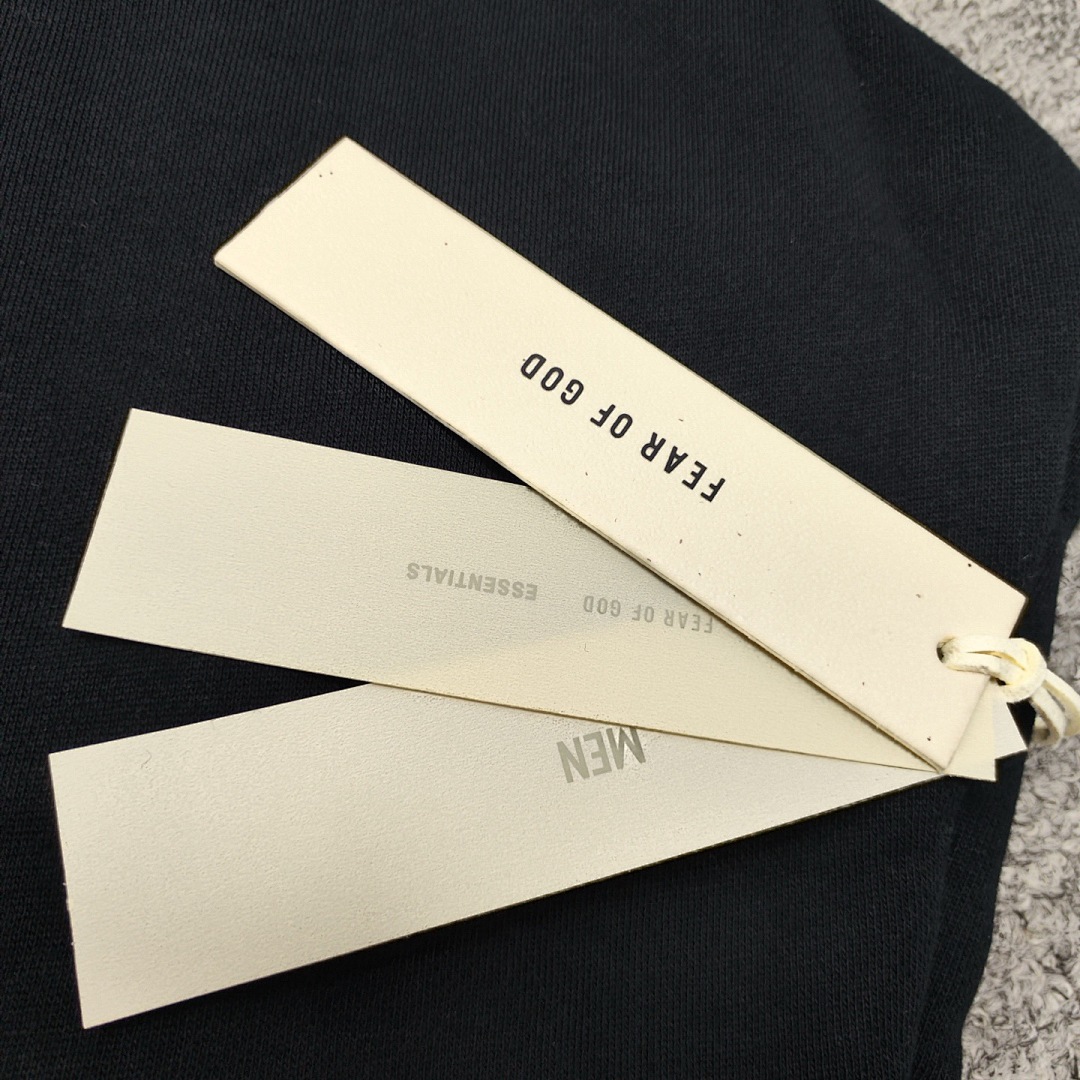 Essentials 228 Ess SS25 Classic Hoodie Label Print XS-XL (Black Oatmeal Grey Brown) - Image 24