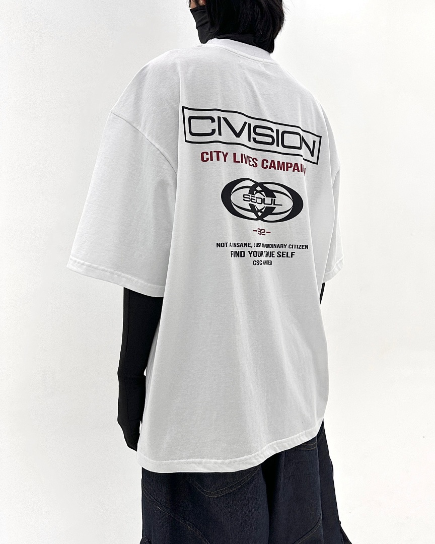 On Running 108 CIVISION By CSC Print LOGO Short Sleeve T White Black 1 2 3 8032# - Image 51