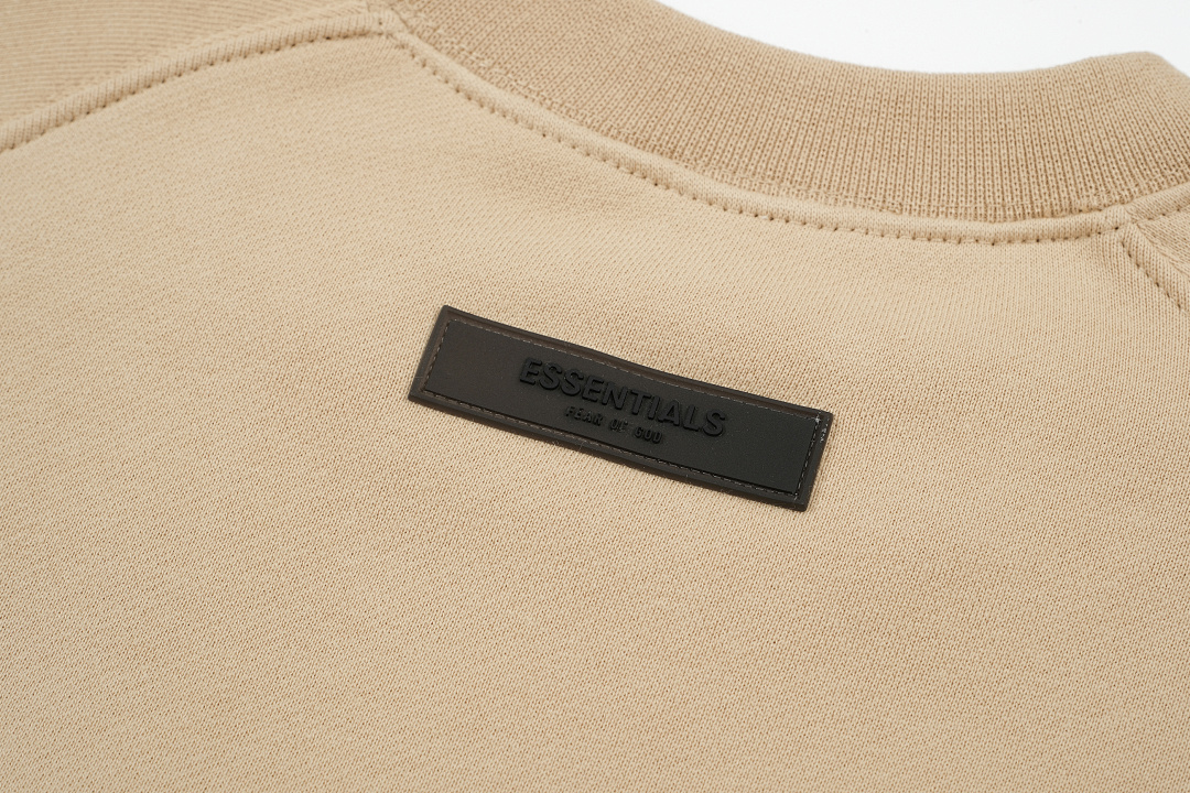 Essentials 98 ESS LOGO Sleeve Collar Purple Mist Blue Brown Black Big White Yellow Sand S-XL 6204# - Image 72
