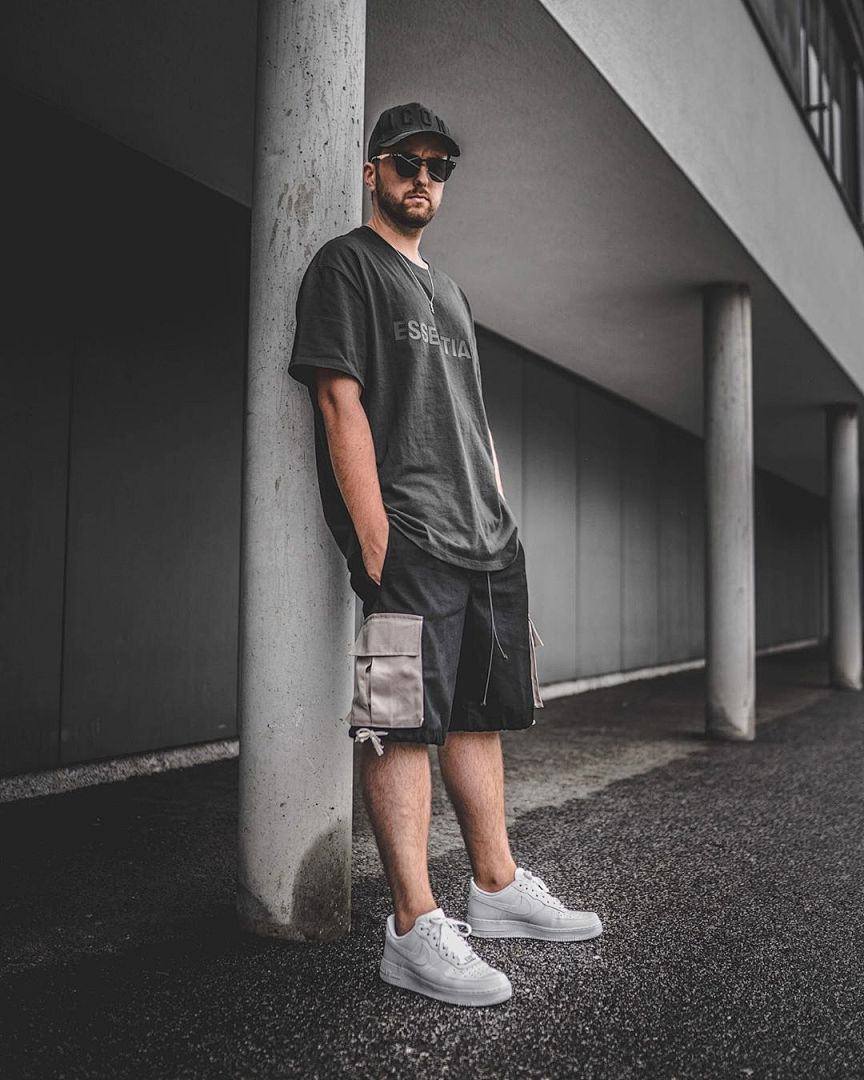 Essentials 118 ESS LOGO Short Sleeve T : Black Green Grey Camel :S-XL 6690# - Image 26