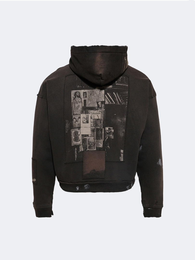 Enfants Riches Deprimes 298 Enfants Riches Deprimes / Sea Patch /12 Canvas Patchwork : S M L XL (Washed Black) - Image 4