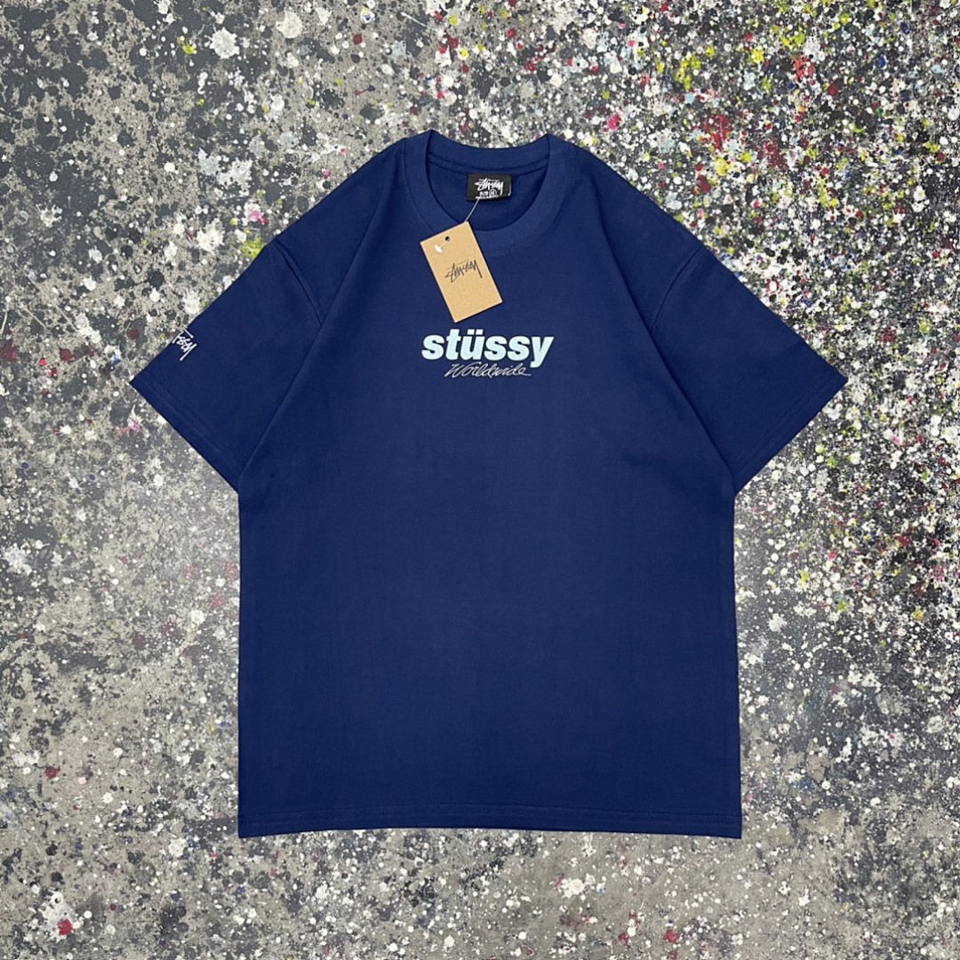 Stussy 108 Stussy City LOGO Short Sleeve T : Black White S Ｍ L XL - Image 8