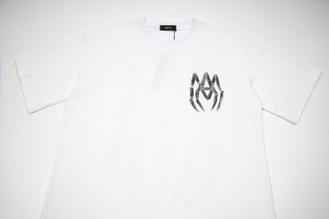 AMIRI 118 26Ss New Short Sleeve T Black White S M L XL 9927# - Image 19