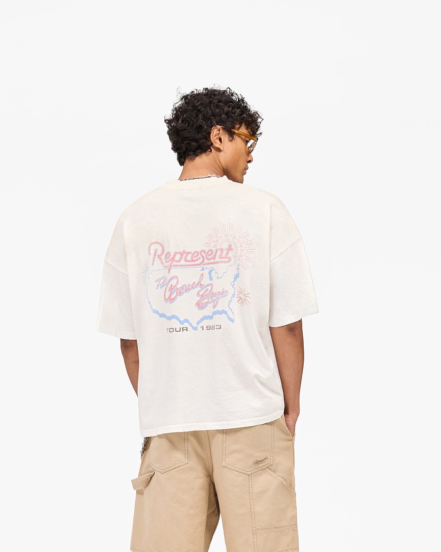 Off-White 138 Represent × The Beach Boys Collab T : S M L XL Off (White) - Image 18