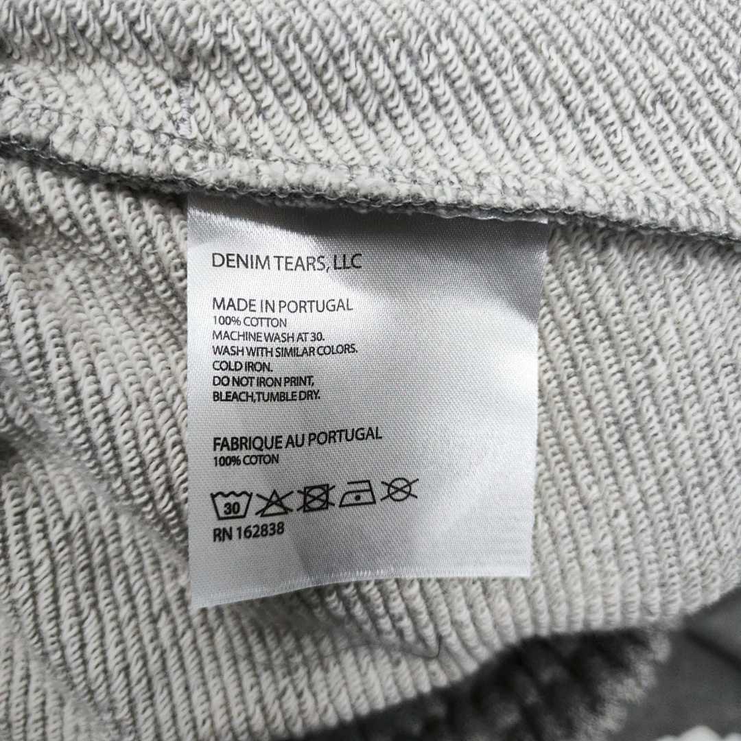 Unbranded 318 TOP Stock X Cactus Denim Tears Wreath Sweatpants460 100% Solid Cotton Mens Womens Black Grey Blue S-XL - Image 9