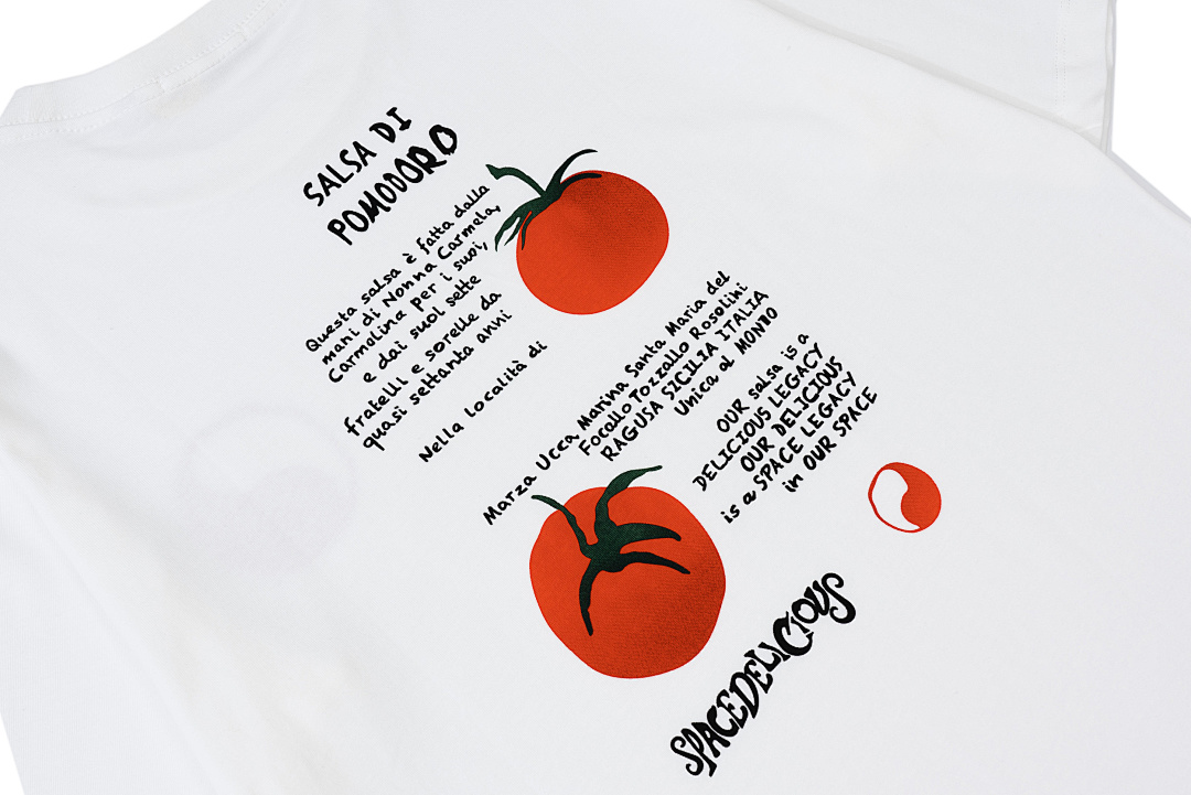 Unbranded 108 OUR LEGACY Work Shop Collab Spacedelicious Print Short Sleeve T White 46 48 50 52 3736# - Image 10