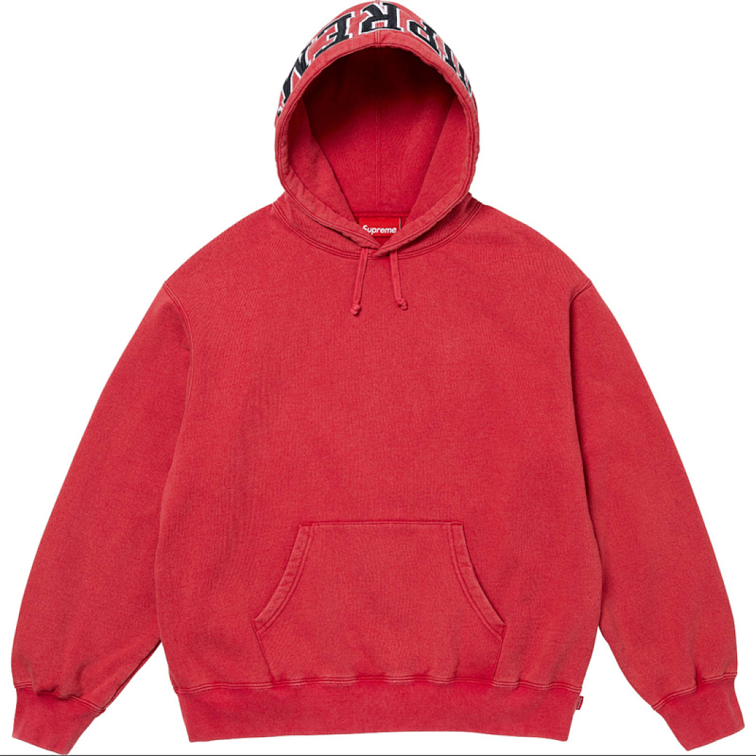 Supreme 338 TEAM 94 HOODED SWEATSHIRT Water Black Red S M L - Image 4